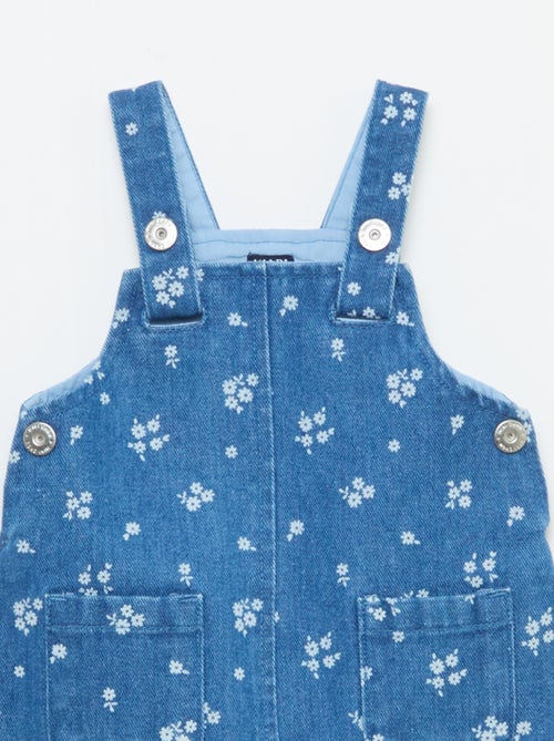 Robe salopette à motif - Kiabi