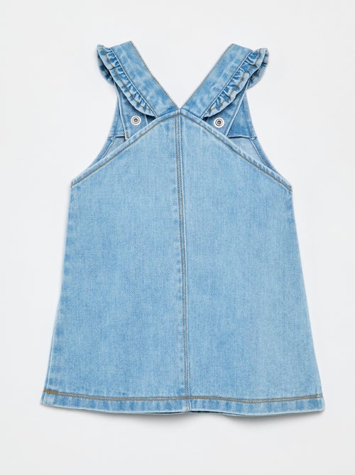 Robe salopette avec bretelles volantées - Kiabi Robe salopette avec bretelles volantées - Kiabi