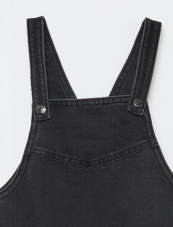 Robe salopette courte en jean