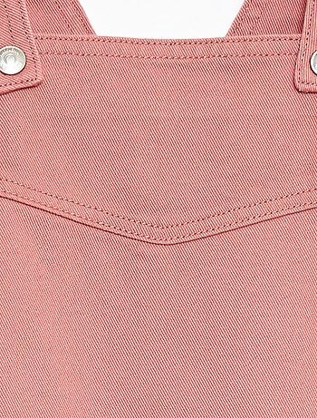 Robe salopette courte en jean