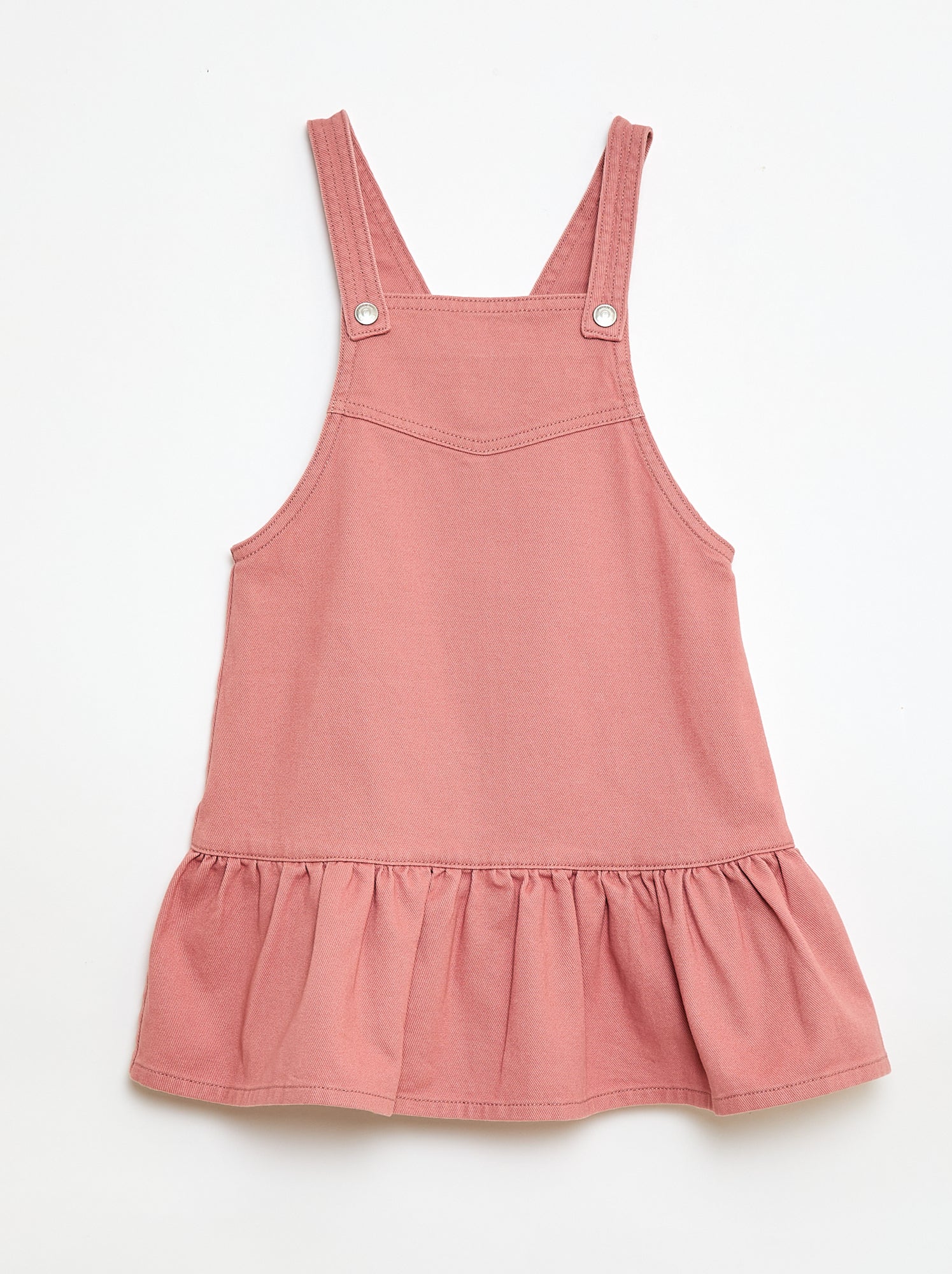 Robe salopette courte en jean