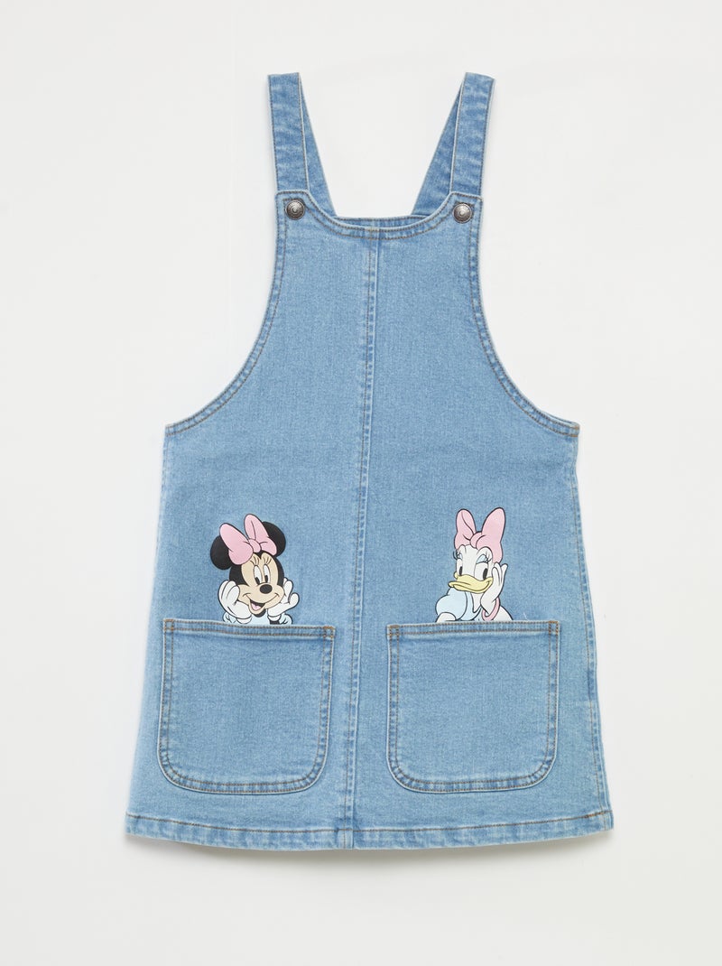Robe salopette en denim 'Disney' Bleu - Kiabi