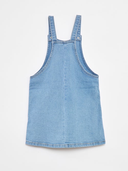 Robe salopette en denim 'Stitch' - Kiabi