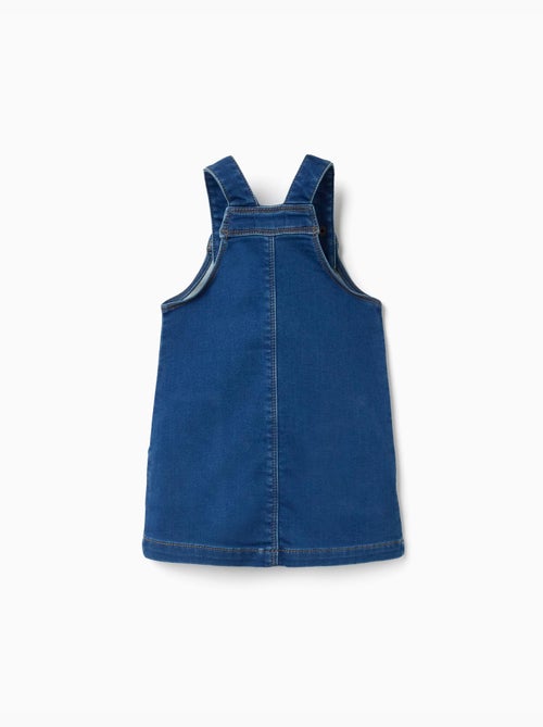 Robe salopette en jean avec poches avant - Kiabi