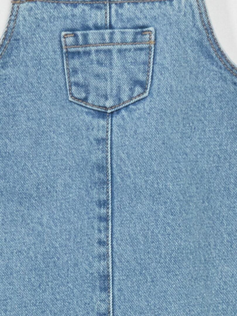 Robe salopette en jean Bleu - Kiabi