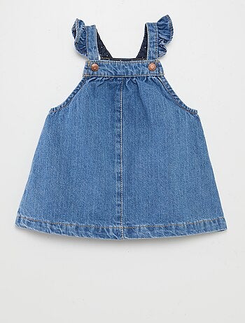 Robe salopette en jean