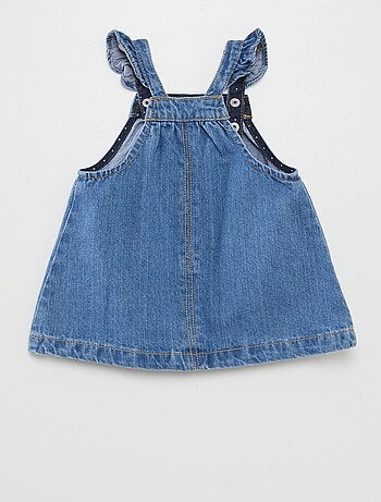 Robe salopette en jean