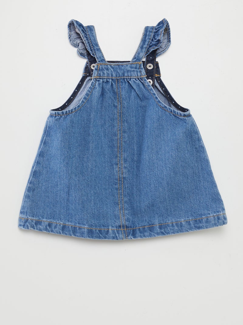 Robe salopette en jean Bleu - Kiabi