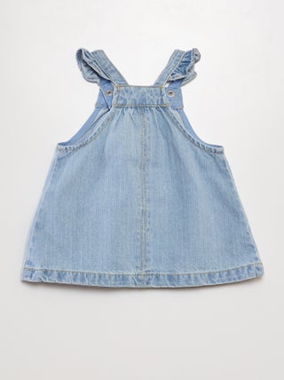 Robe salopette en jean