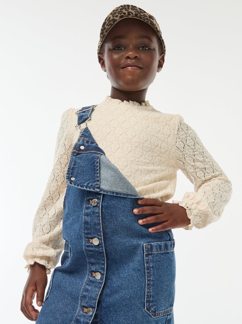 Robe salopette en jean Bleu - Kiabi