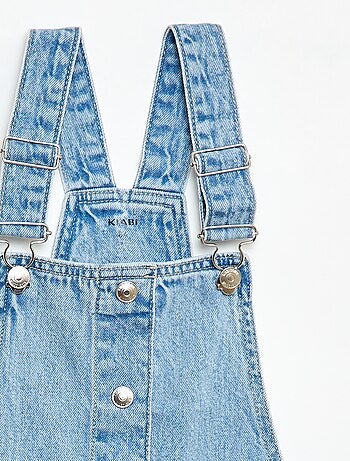 Robe salopette en jean