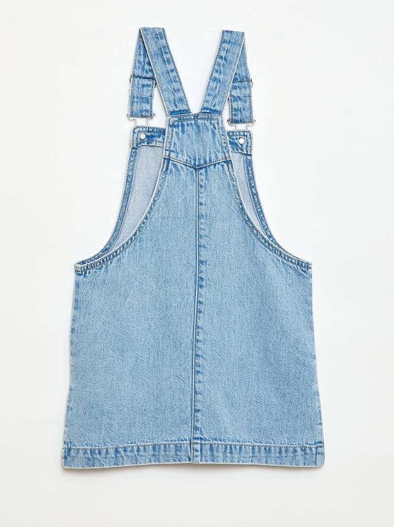 Robe salopette en jean Bleu - Kiabi