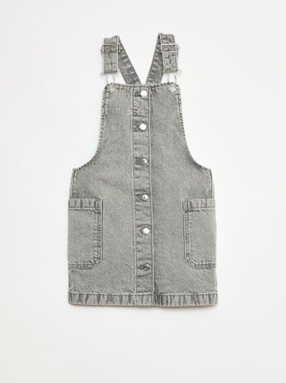 Robe salopette en jean
