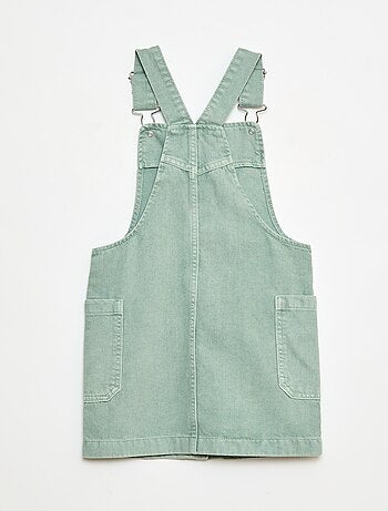 Robe salopette en jean