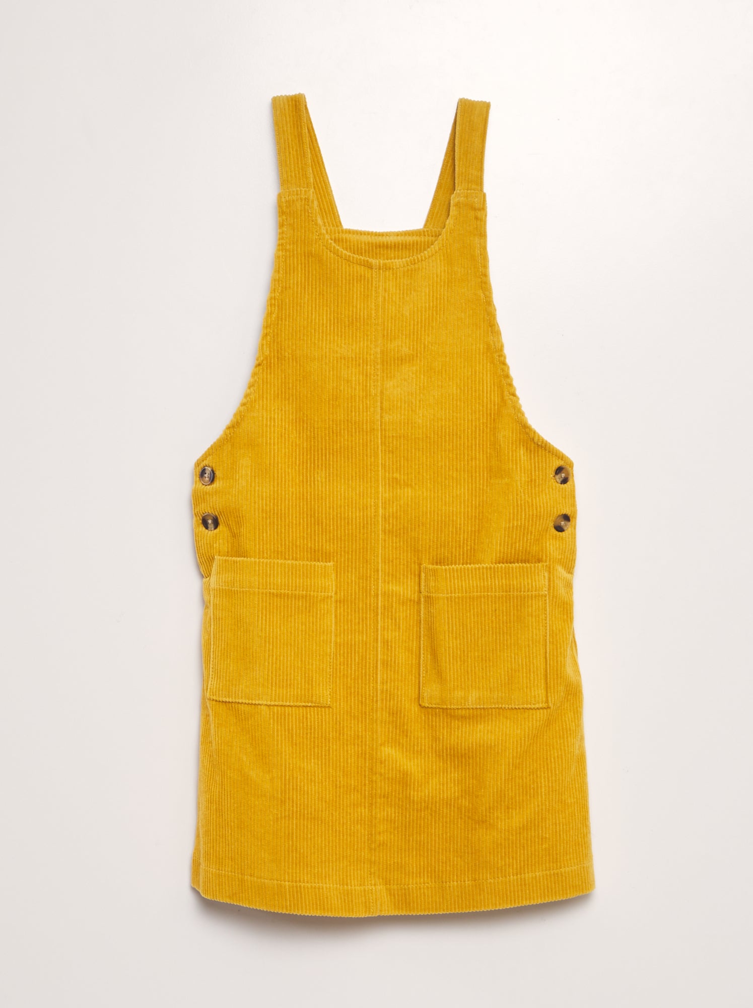 Robe salopette jaune discount