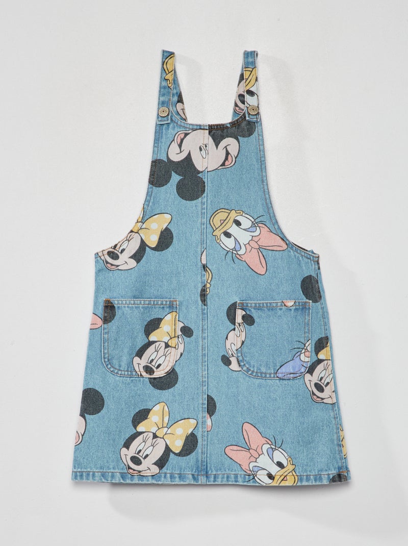 Robe salopette 'Minnie' Bleu - Kiabi