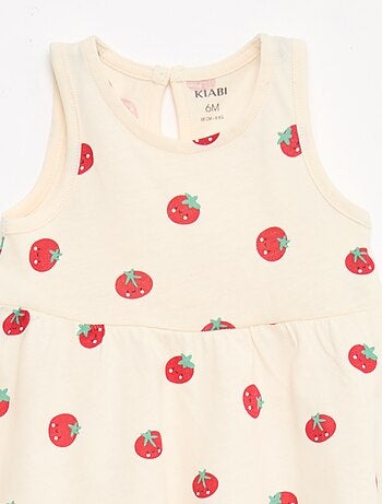 Robe sans manches à message