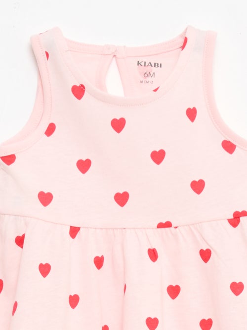 Robe sans manches à message - Kiabi