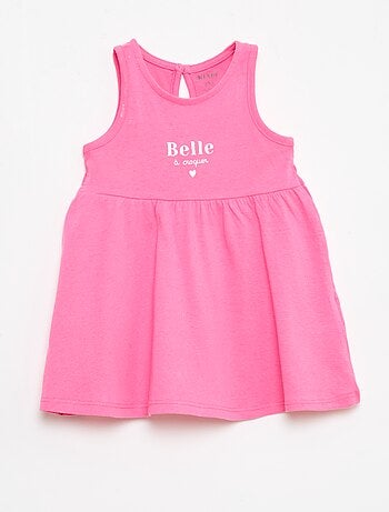 Robe sans manches à message