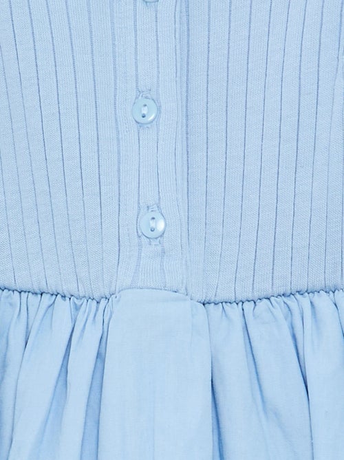 Robe sans manches bi-matière - Kiabi