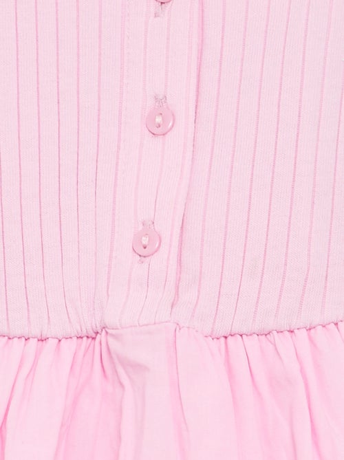 Robe sans manches bi-matière - Kiabi