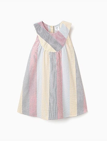 Robe sans manches en coton à rayures you&me