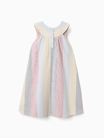Robe sans manches en coton à rayures you&me