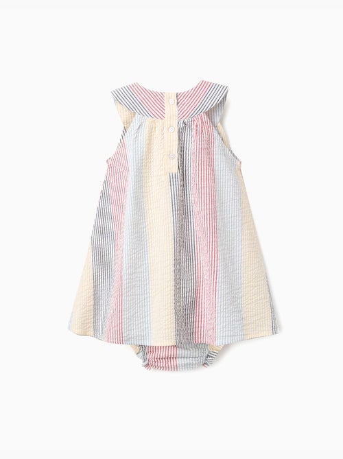 Robe sans manches en coton à rayures You&Me - Kiabi