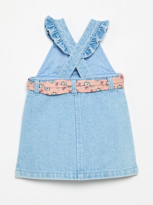 Robe sans manches en denim - Kiabi