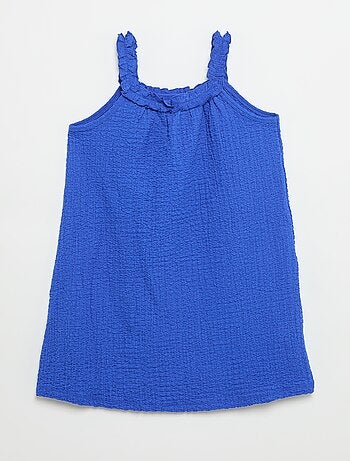 Robe sans manches en maille légère