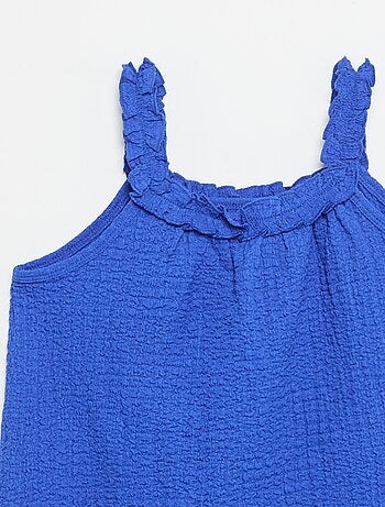 Robe sans manches en maille légère