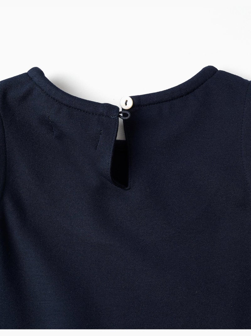 Robe sans manches en ponte de Roma Bleu foncé - Kiabi