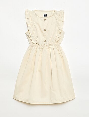 Robe sans manches en tissu léger