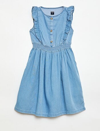 Robe sans manches en tissu léger