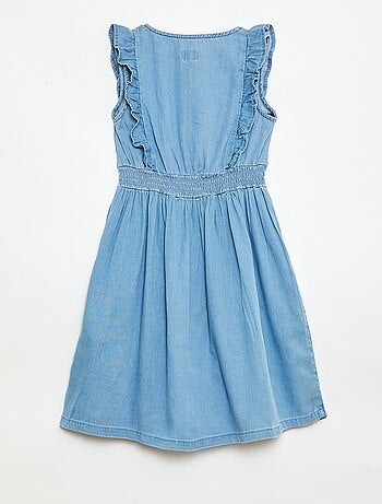 Robe sans manches en tissu léger