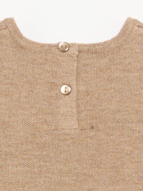 Robe sans manches en tricot avec nœuds - Kiabi