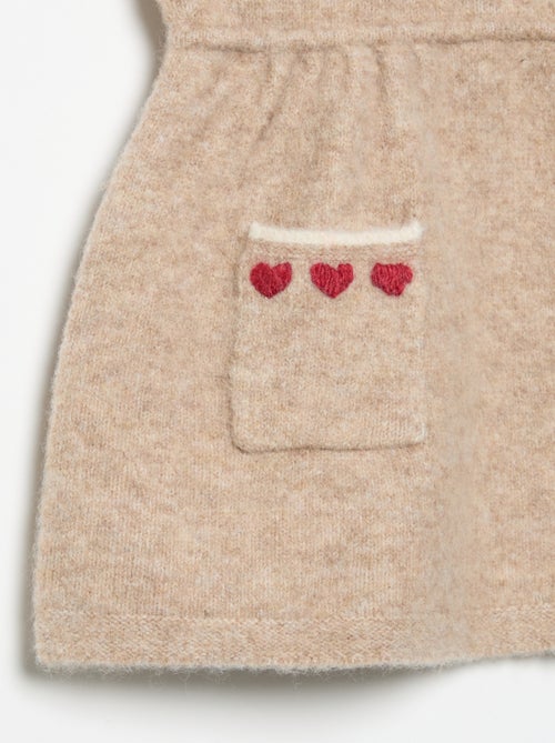 Robe sans manches en tricot - Kiabi