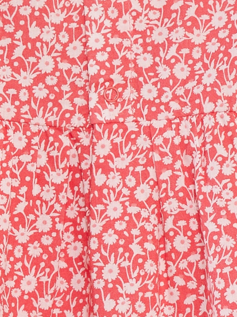 Robe sans manches en voile de coton ROSE - Kiabi