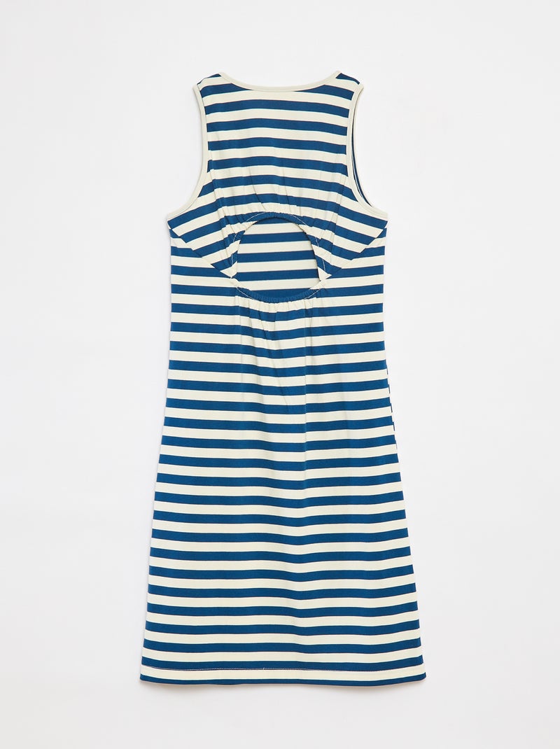 Robe sans manches ouverte dans le dos Bleu - Kiabi