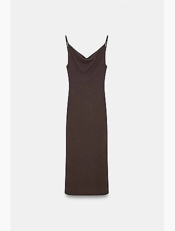 Robe slip midi sans manches dilvin