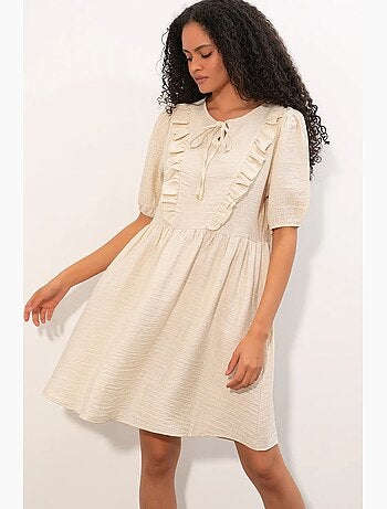 Robe smock mini trapèze femme bdart