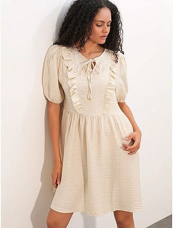Robe smock mini trapèze femme bdart