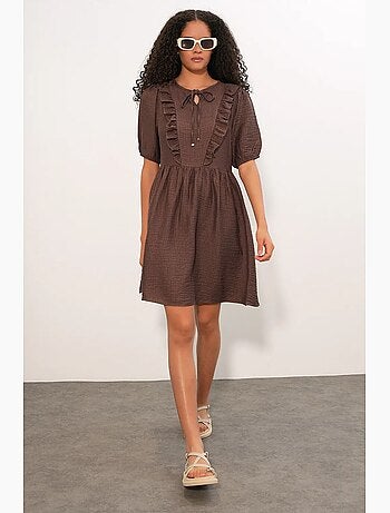 Robe smock mini trapèze femme bdart