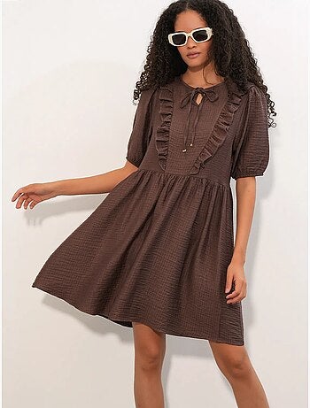 Robe smock mini trapèze femme bdart