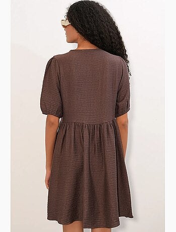 Robe smock mini trapèze femme bdart