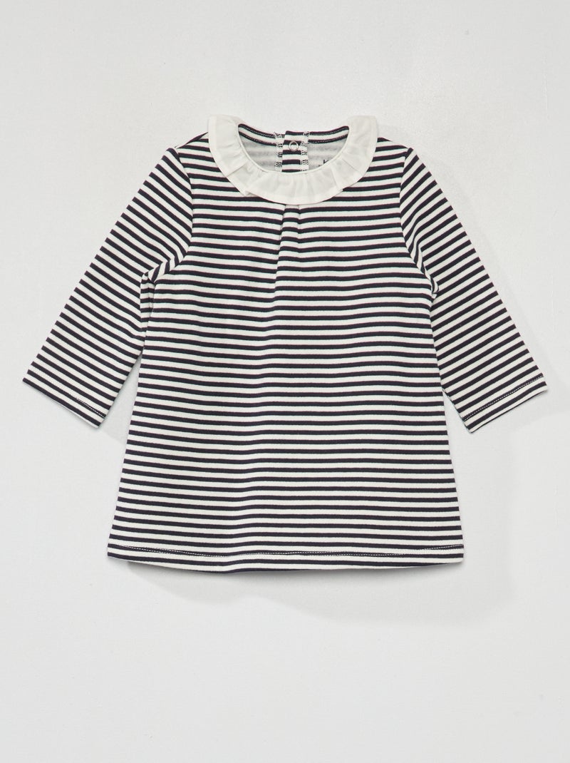 Robe sweat en molleton Marine - Kiabi