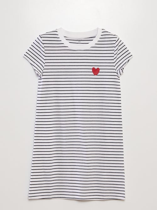 Robe t-shirt - Saint valentin - Kiabi