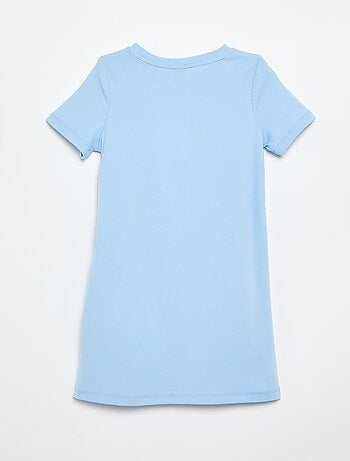 Robe T-shirt avec nœud sur le côté