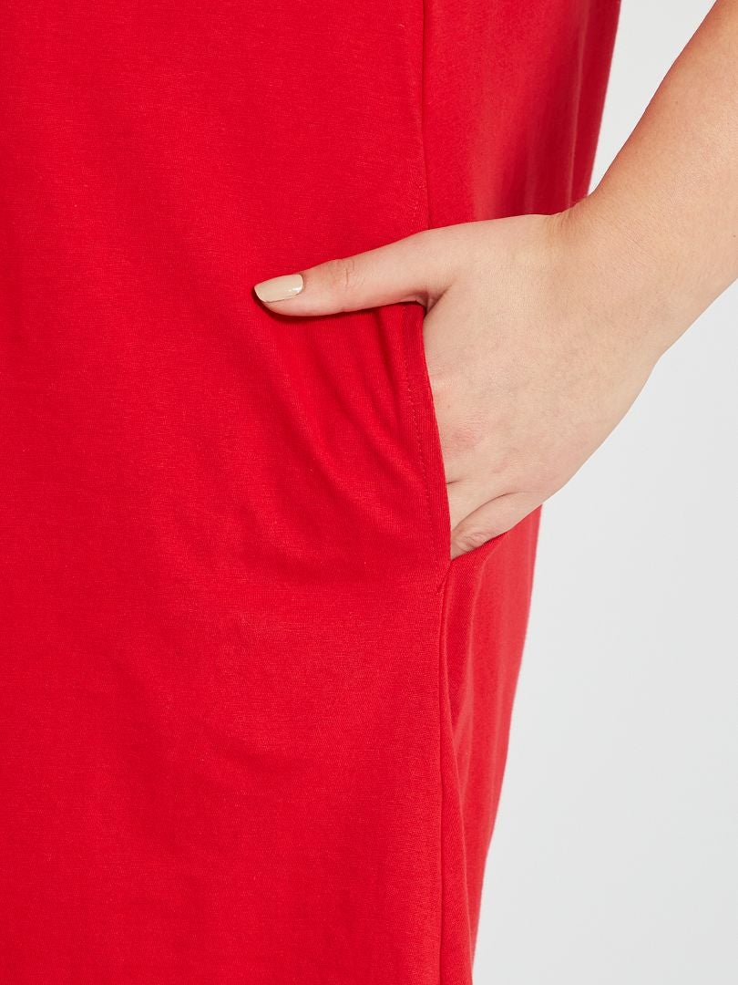 Robe tshirt 'Only Carmakoma' rouge Kiabi 20.00€