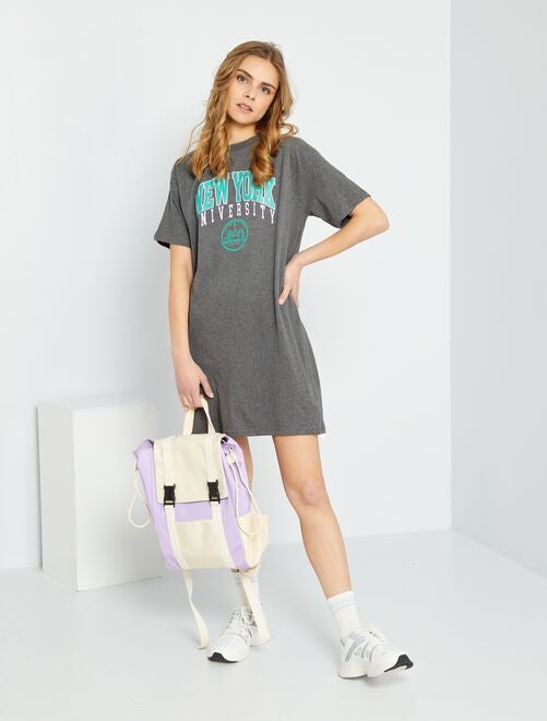 T shirt oversize discount fille